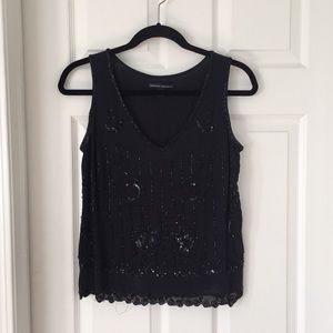 Banana republic sequined blouse